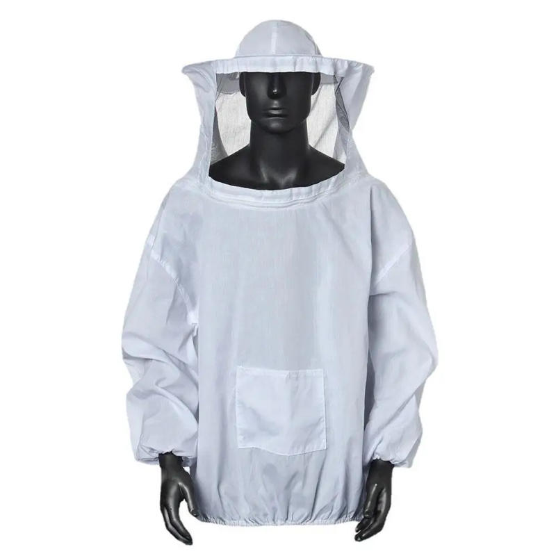 Description Picture 2 of itemProfessional Protective Clothing Beekeeping Protective Equipment Apicultura Clothes Beekeeper Costume Veil Hood Hat Anti-Bee