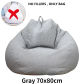 Light gray 70x80cm