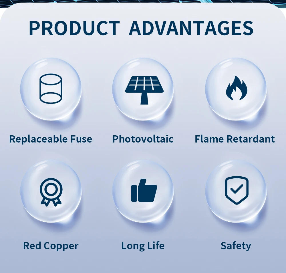 Description Picture 3 of item1P DC Fuse Holders Solar PV 10*38mm 1000V Photovoltaic System Protection Short Circuit Protector gpV