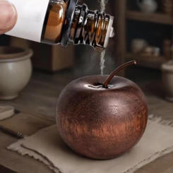 Essential Oil Diffuser Natural Wood Unique Eco-Friendly Fireless Aroma Aromatherapy Fragrance Diffused Home Office Decoration