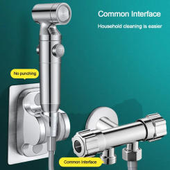 New Chrome Bidet Sprayer ABS Shattaff Shower shower head Bathroom