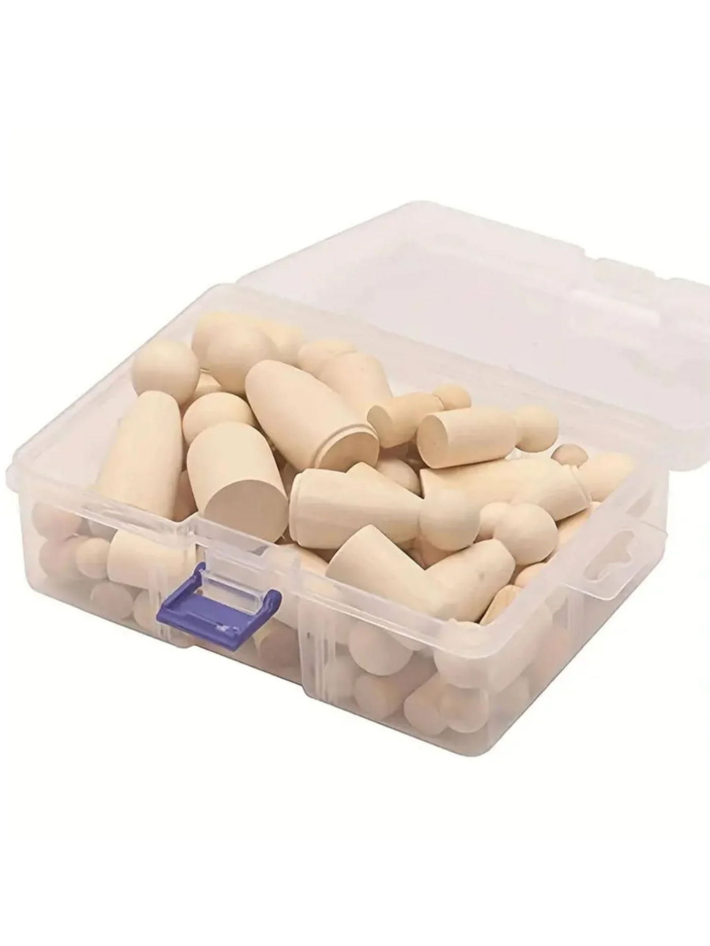 Description Picture 3 of item50 unfinished wooden nail doll, wooden nail doll body wooden DIY crafts, art, decoration