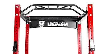 Description Picture 5 of itemFitness 1,000 Pound Capacity 3” x 3” Power Cage Power Rack Squat Stand, Includes J-Hooks and Safety Spotter Arms, Opti