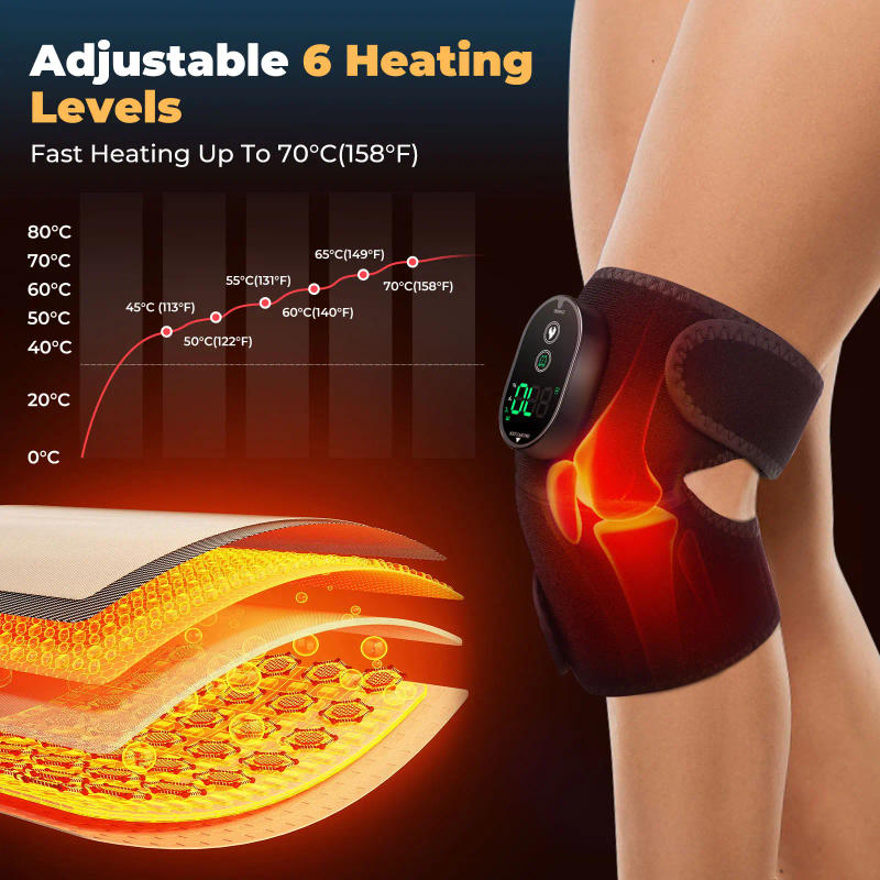 Description Picture 4 of itemWireless Heating Knee Brace Multifunctional Heated Shoulder and Elbow Hot Compress Device 6-speed Keep Warm with Digital Display