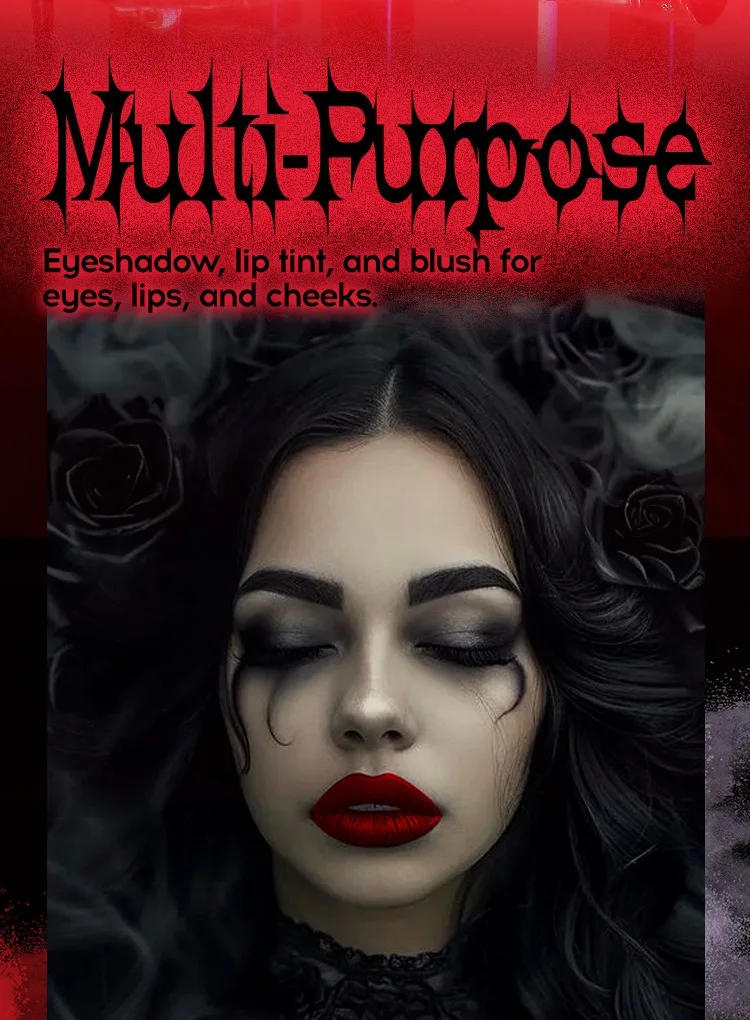 Description Picture 3 of item6 Colors Matte Lipstick Waterproof Sexy Gray Black Lip Gloss Shiny Lip Tint Festive Style Lasting Makeup Tool Korean Cosmetics