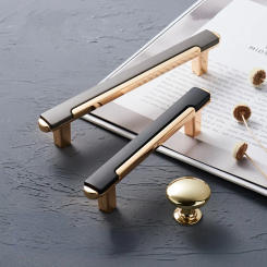 Light Luxury Modern Zinc Alloy Kitchen Handle Cabinet Knobs and Handles Fashion Drawer Knobs Pulls Furniture Handle Hardware