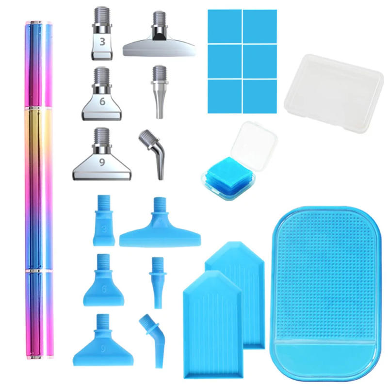 Description Picture 4 of itemDiamond Painting Pen Set with Comfortable Ergonomic Grip -6 Pen Tips, Resin Diamond Art Tool for DIY Handicrafts