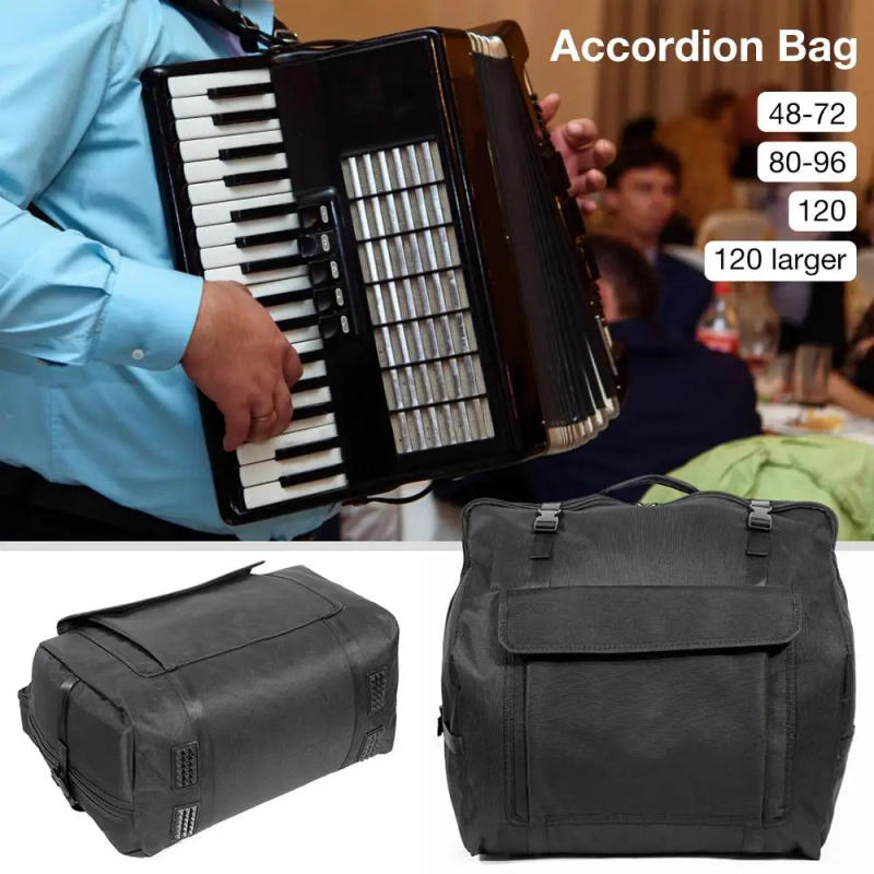 Description Picture 2 of itemAccordion Gig Bag Piano Accordion Case Accordion Storage Bag For 48/60/72/80/96/120 Bass Piano Accordions
