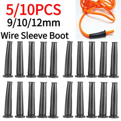 5/10Pcs 9/10/12mm Rubber Wire Protectors Cable Sleeve Boot Cover For Angle Grinder Wire Connect Protections Electric Drill Cable