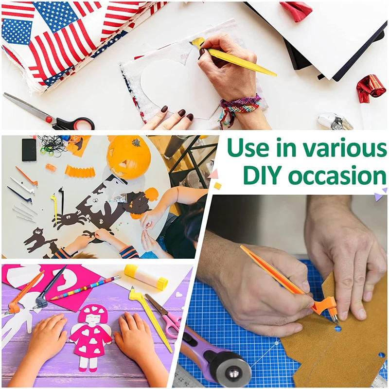 Description Picture 6 of item1Pc Craft Cutting Tools 3Pcs 360-Degree Rotating Carbon Steel Replacement Blade Cutting Mat DIY Paper Craft Scrapbooking Supply