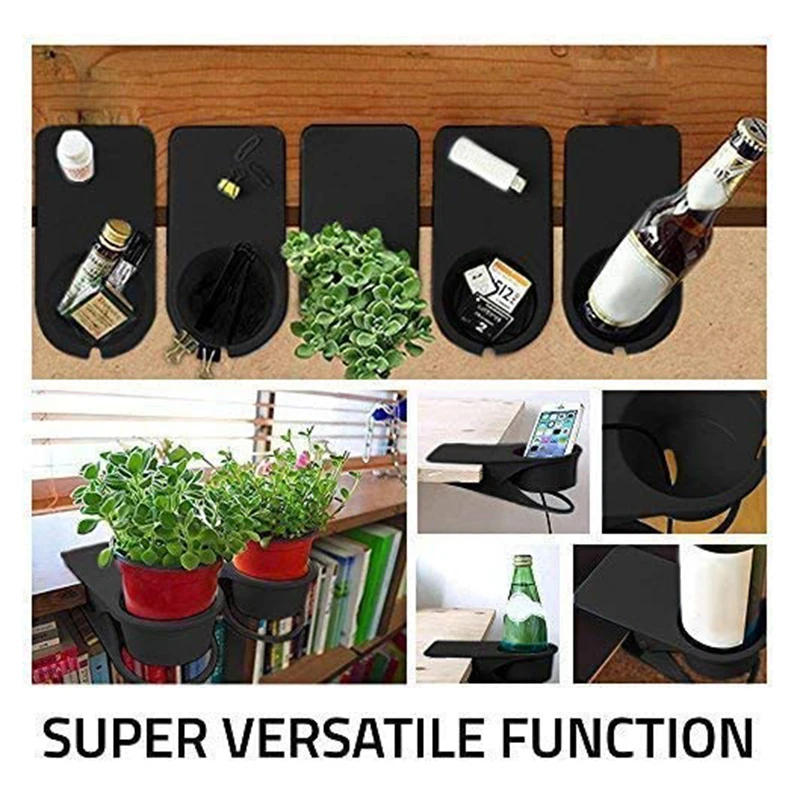 Description Picture 6 of itemBeverage Cup Holder Clips Multifunctional Punch Free Holder Suitable For Organizing Tabletops Of Water And Coffee Cups