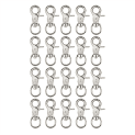 20PCS Trigger Snap Hooks Heavy Duty Swivel Snap Hooks Metal Clasps Lanyard Clips Trigger Snaps for Pet Cage Key Chains