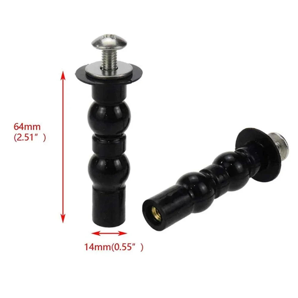 Description Picture 6 of item2pcs Toilet Seat Screws Nut Cover Lid Top Fixing Blind Hole Fitting Kits Bathroom Accessories Replacement Toilet Seat Screws