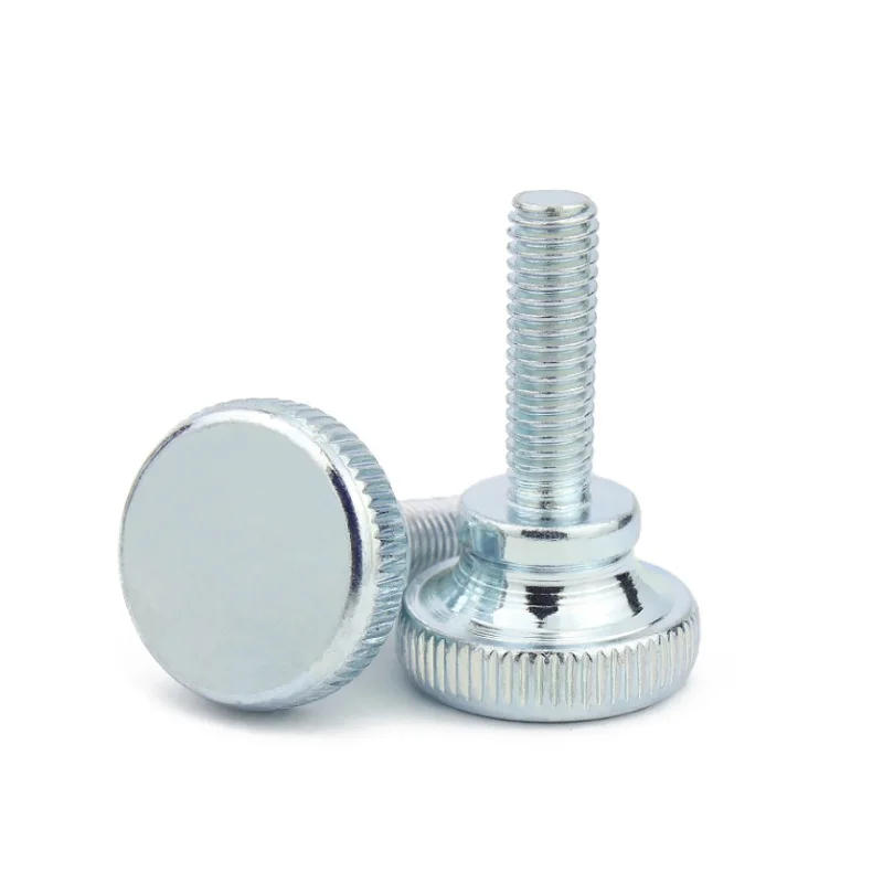 Description Picture 6 of itemHand Screw Bolt M3 M4 M5 M6 M8 M10 Carbon Steel Knurling Head Knurled Thumb Screw Hand Tighten Curtain Wall Lock Screws