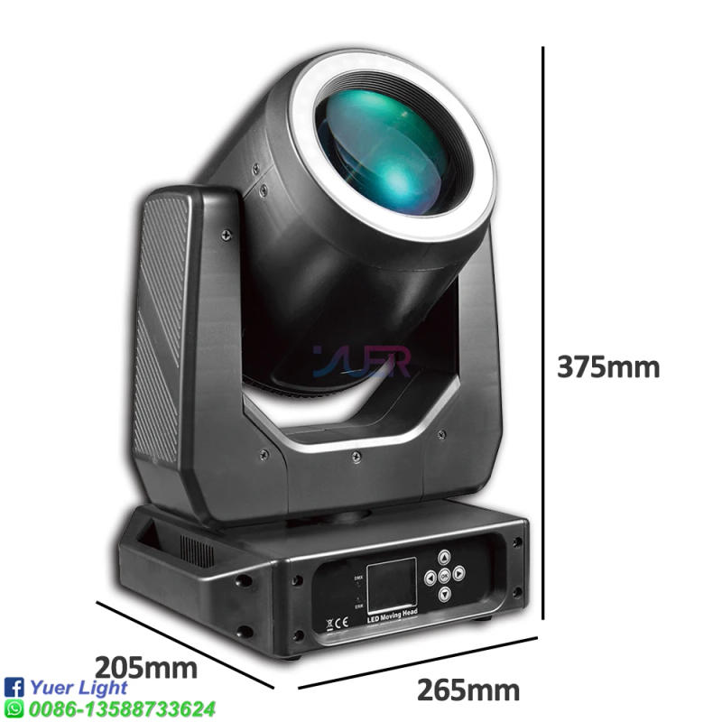 Description Picture 5 of item2Pcs/lot Mini 260W LED Beam Moving Head Lighting With Dmx Control Professional Stage lights For Dj Disco Party Nightclub Wedding