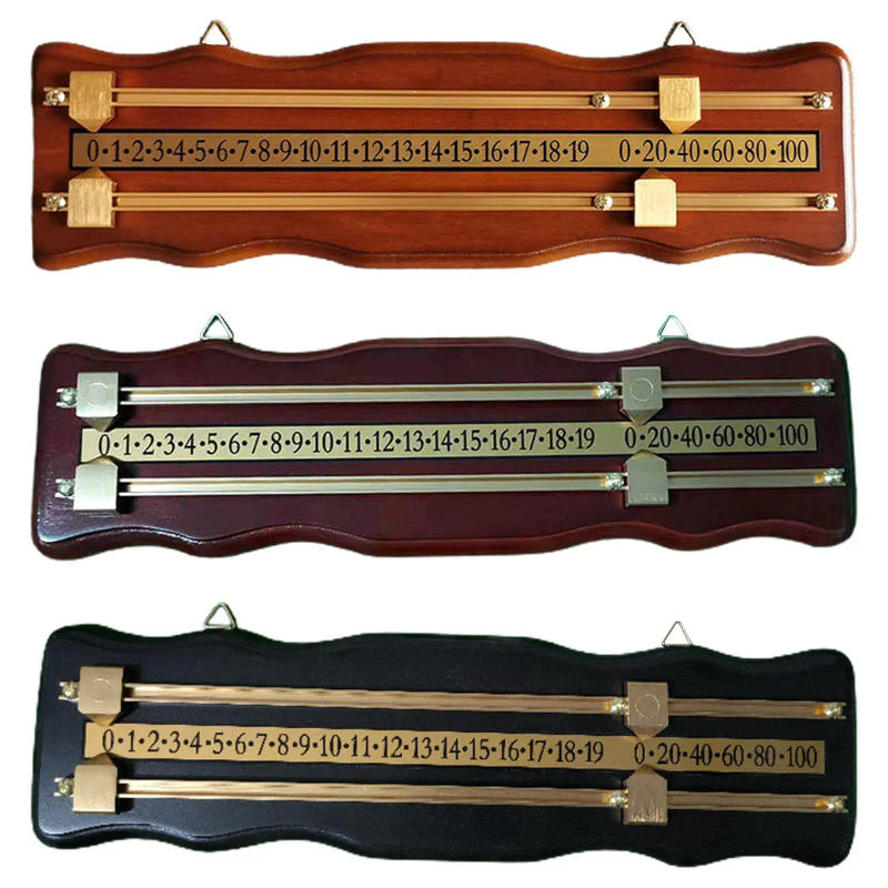 Description Picture 2 of itemShuffleboard Scoreboard Referee Gear Billiard Score Board for 2 Player Tabletop Games