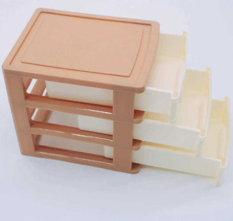 Description Picture 5 of itemBrown Desktop Drawer-type Storage Cabinet European-style Office Stationery Storage Box Small Miscellaneous Storage Box