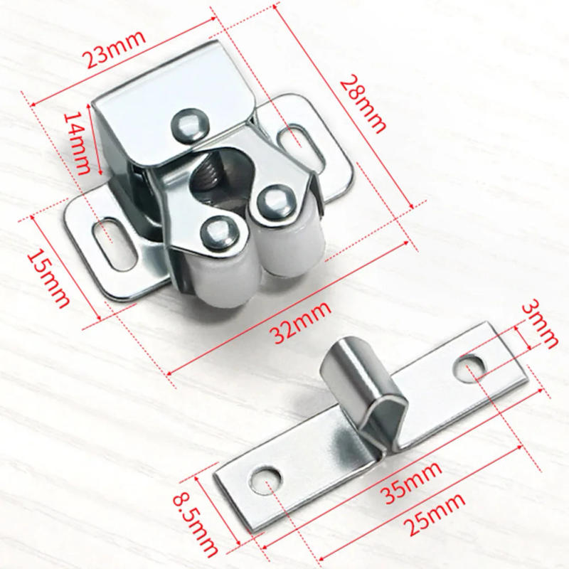 Description Picture 5 of item2PCS Magnet Catches Cabinet Door Stop Closer Stopper Damper Buffers For Wardrobe Furniture Hardware Door Suction Spring Buckle