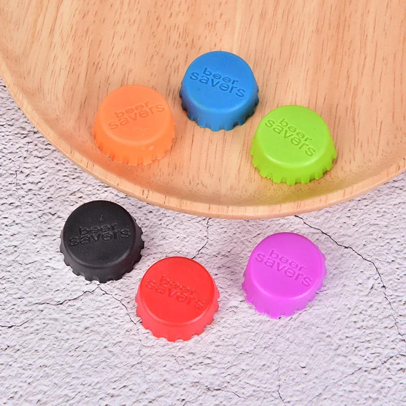 Description Picture 3 of itemCandy Colors Silicone Beer Bottle Caps, Bar, Home Brewing, Wine Making, Barware, Kitchen, Dining, Garden, 6Pcs, 12Pcs
