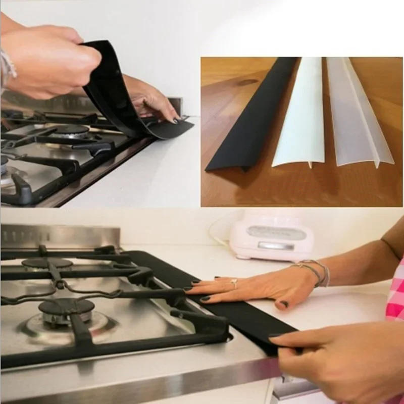 Description Picture 3 of itemT Shape Silicone Sealing Strip Rubber Weatherstrip T-type Ditch Cover Decorative Kitchen Slit Strip Waterproof Heat Resistant