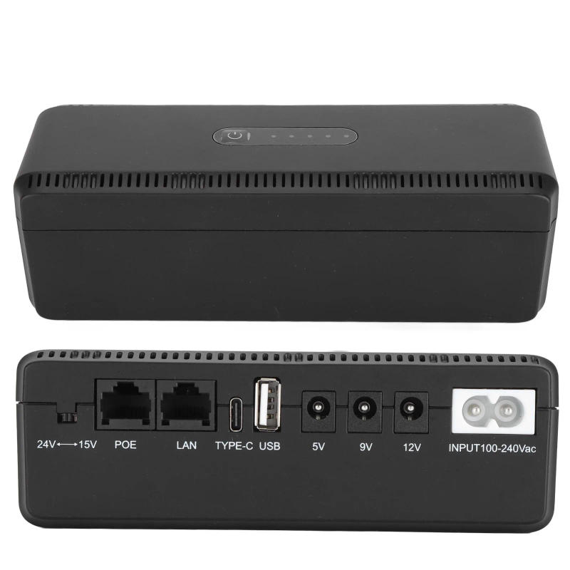 Description Picture 5 of itemUPS Battery Backup 10400mAh 5V 9V 12V 15V 24V Uninterruptible Power Supply for Camera Router Modem100-240V US Plug