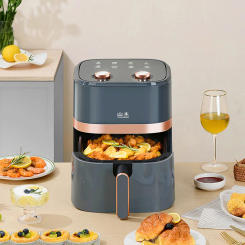 6L Large Capacity Air Fryer Without Oil Smart Multi-function Oven Electric Air Fryer Accessories Deep Fryer Kitchen Appliances