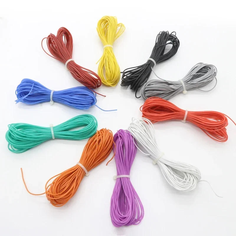 Description Picture 6 of item5M/10M Copper Wire Super Soft Silicone Rubber 30AWG~10AWG Heat-resistant Ultra Flexible Electronic Cord High Temperature Cable
