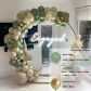 132pcs Green beige