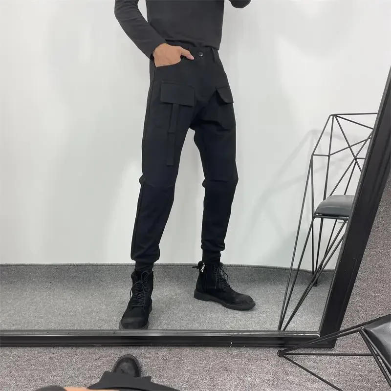 Description Picture 4 of itemMen's Harlan Pants Autumn Winter New Cargo Wind Dark Department More Pocket Design Fashion Leisure Loose Large Pants