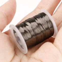 Fishing Rod Carbon Fiber Binding Line Rod Guide Wrapping Line Ring Thread Pure Carbon Fiber Raw Silk Fishing Accessories Tackle