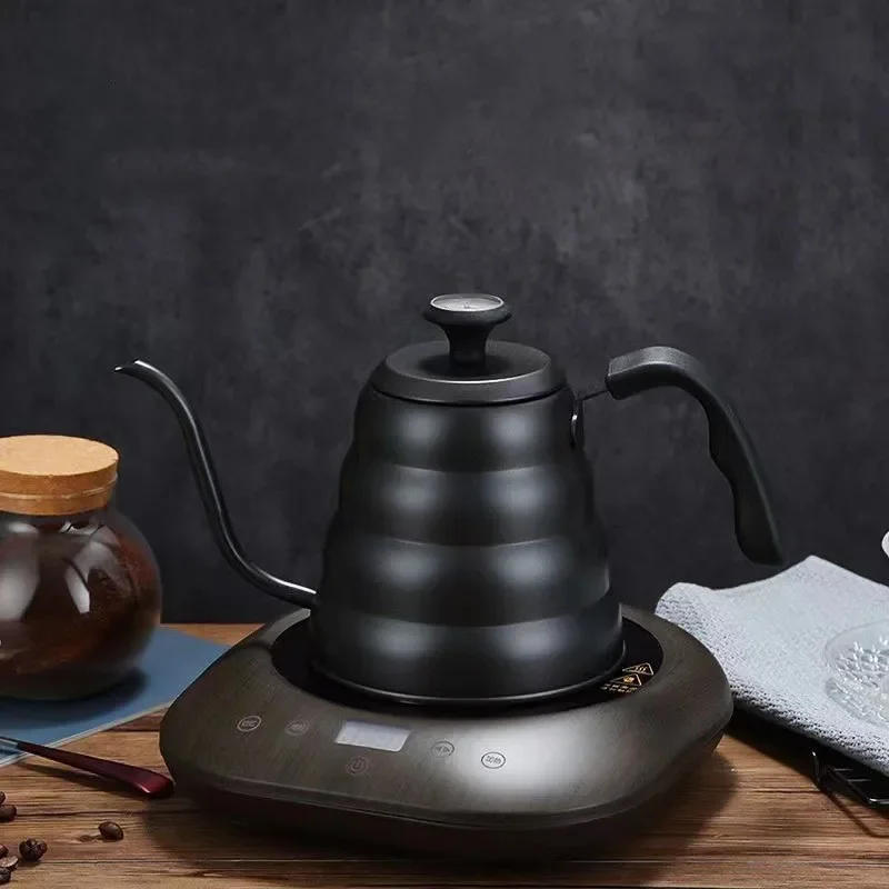 Description Picture 6 of itemStainless Steel Thermometer Coffee Kettle Swan Long Neck High Capacity Hand Brewed Coffee Pot Kitchen Accessory Home Coffeeware
