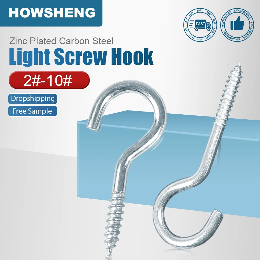 HOWSHENG Opening Sheep Eye Lamp Hook Screws