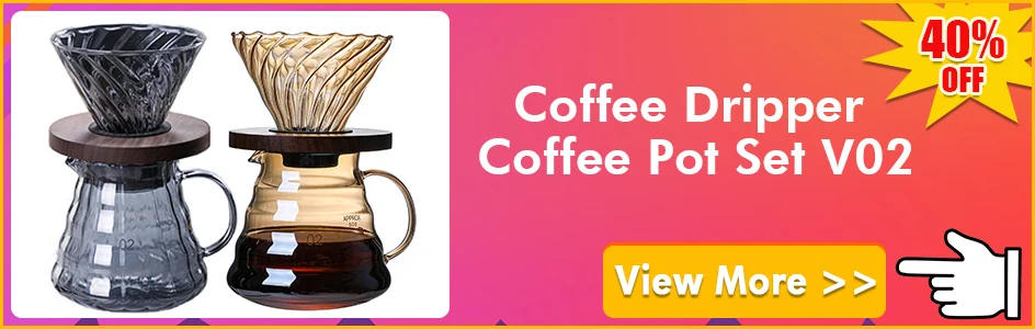 Description Picture 2 of item400ml 600ml Coffee Server Pour Over Glass Range Dripper 01 02  Heat Resistant Coffee Kettle Brewer Drip Coffee Share Pot