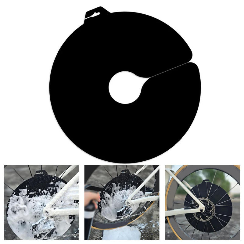 Description Picture 2 of itemBicycle Motorcycle Washing Disc Road Bike Disc  PVC Plate Brakes Clean Brake Disc Protective Cover Anti Grime Guard Wheel Cover