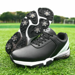 Men Golf Shoes Spikes Golf Wears for Men Golfers Footwears Anti Slip Walking Sneakers
