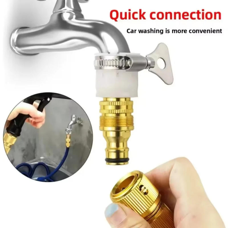 Description Picture 2 of itemCar Wash Garden Universal Multifunctional Faucet Connector Three-In-One, Suitable for Most Faucet Models, Alloy Material, Tight-Fitting