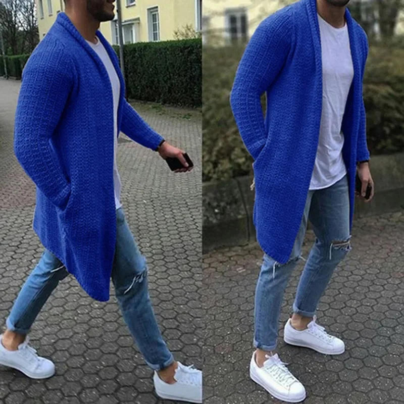 Description Picture 5 of itemSweater Men Fashion Sweater Long Sleeve Cardigan Knit for Men