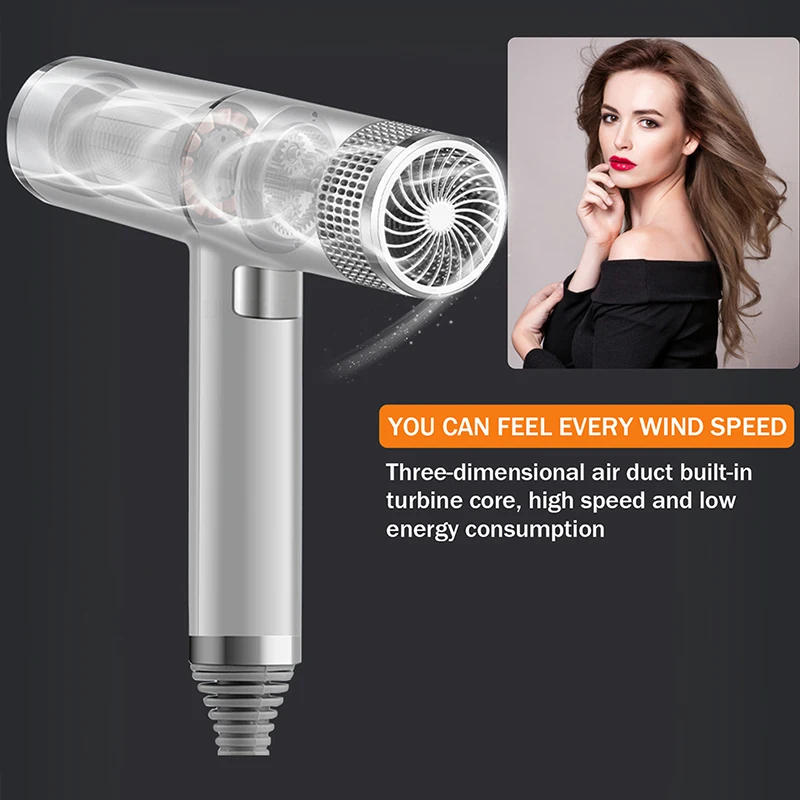 Description Picture 3 of itemHot Selling Negative Ion Hair Dryer Professional Salon Folding Mini Travel Three-Level Adjustable Hair Dryer