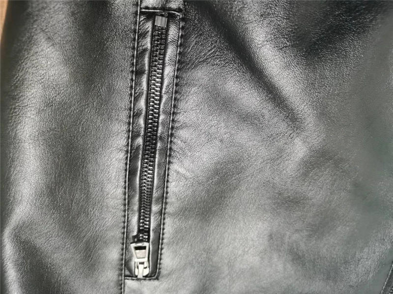 Description Picture 4 of itemK jaqueta de couro masculino korean style slim PU leather jacket men's new trendy casual slim motorcycle jacket men's clothing