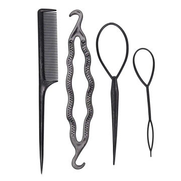 Twist Hair Roller Hairstyling Tool Weave Hair Clip Hair Braider Kit Hair Braiding Tools Hair Dispenser Pull-through Hair Needle