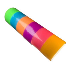 6 Pieces Sticky Ball Rolling Tapes Luminous 6 Colors DIY Making Ball DIY Rainbow Sensory Toy