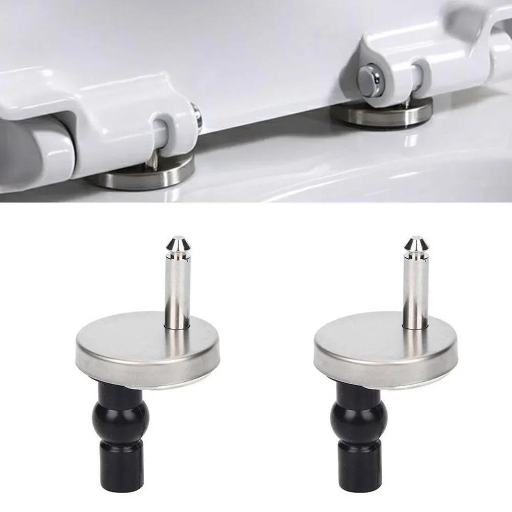 Description Picture 3 of itemToilet Lid Top Fixing Hinge Stainless Steel Universal Toilet Seat Hinge Soft Release Quick Release Replacement Parts