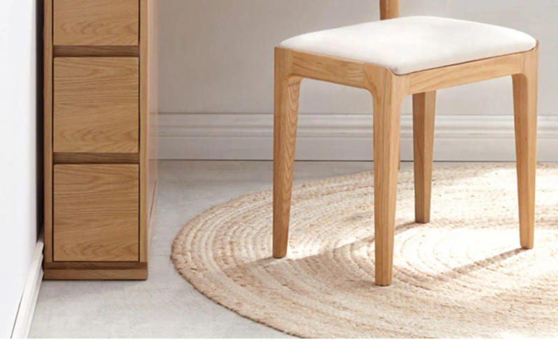 Description Picture 5 of itemLuxury Minimalist Vanity Table Makeup Chair Wooden Corner Vanity Table Mirror Children Mueble Tocador Bedroom Furniture YY50VT