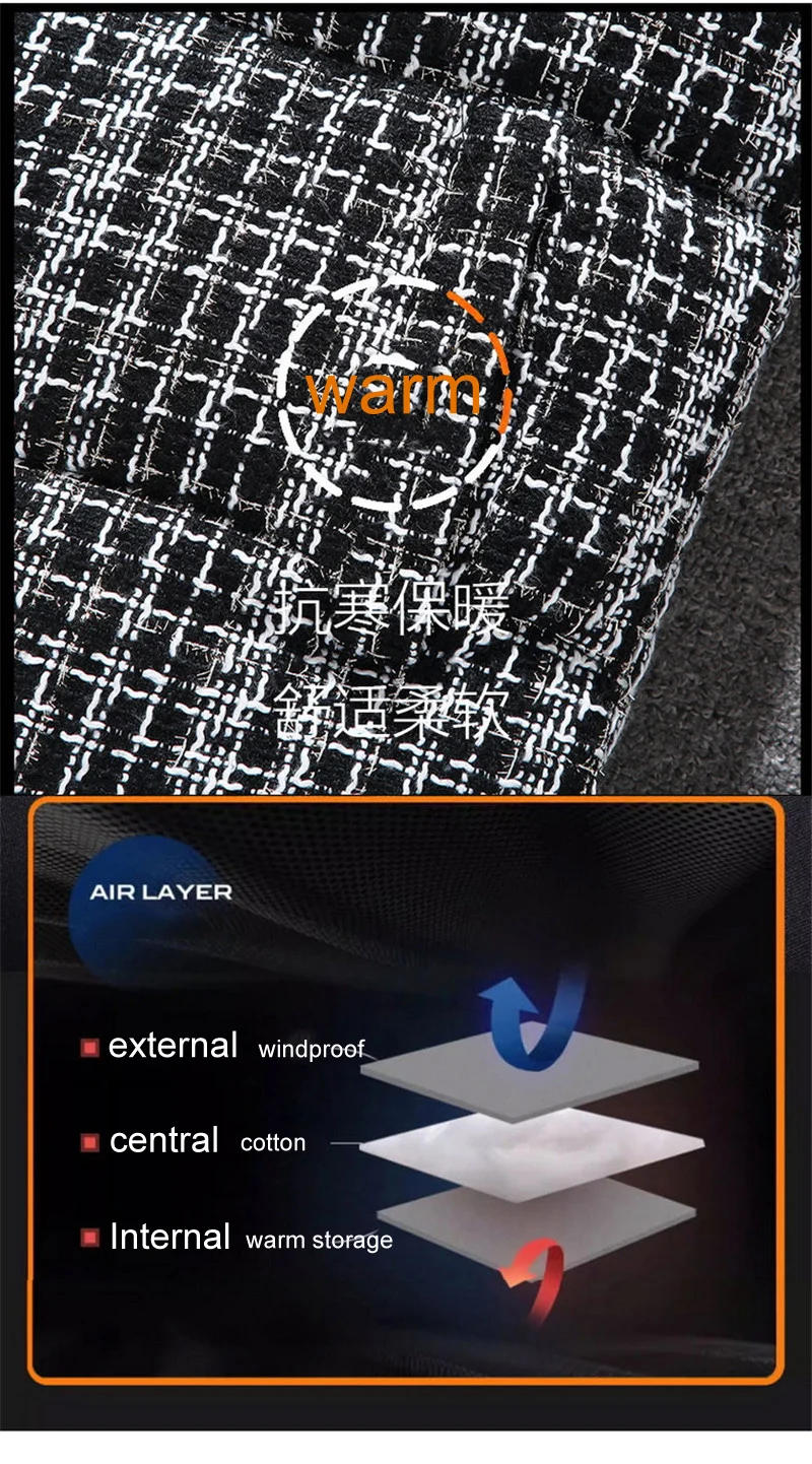 Description Picture 6 of item2024 Men Vest Sleeveless Male Autumn Winter Warm Windproof Waistcoat Mens Spring Casual Fashion Striped Vest Man Jackets