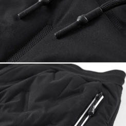 Men Pants Plus Velvet Warm Versatile Winter Sweatpants Secure Zipper Pockets Thickened Pants Male Accessories Men's Clothing