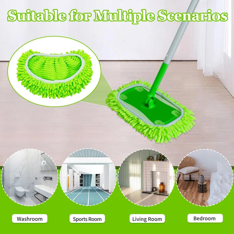 Description Picture 6 of itemReplacement Mop Refills Pad  for Swiffer Sweeper Mop Dry Wet Mop Refills for Floor Cleaning Microfiber Pads(10-12in)