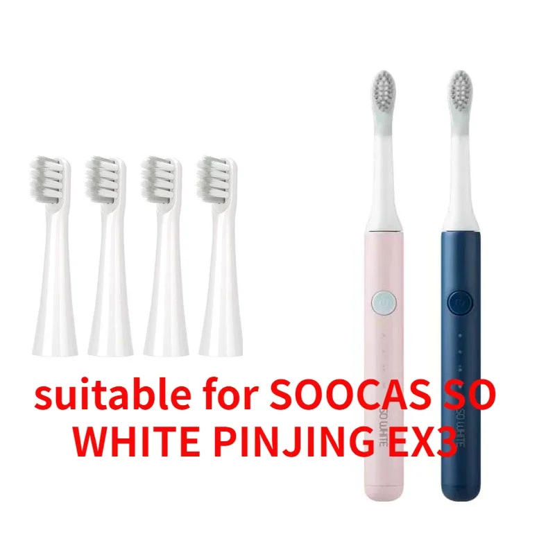 Description Picture 3 of item4-16PCS Replacement Electric Toothbrush Heads For SOOCAS EX3 SO WHITE Electric Toothbrush T100 Toothbrush Heads Bristles