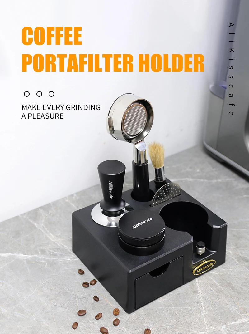 Description Picture 2 of itemAlikisscafe Espresso Tamping Station Portafilter Holder Distributor Stand Mat For 51mm 54mm 58mm Coffee Accessory Baristas Tools