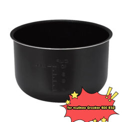 High Quality Pressure Cooker Inner Bowl for mulinex Crocker 500 E32 Electric Pressure Cooker Replace Non-stick Inner Bowl