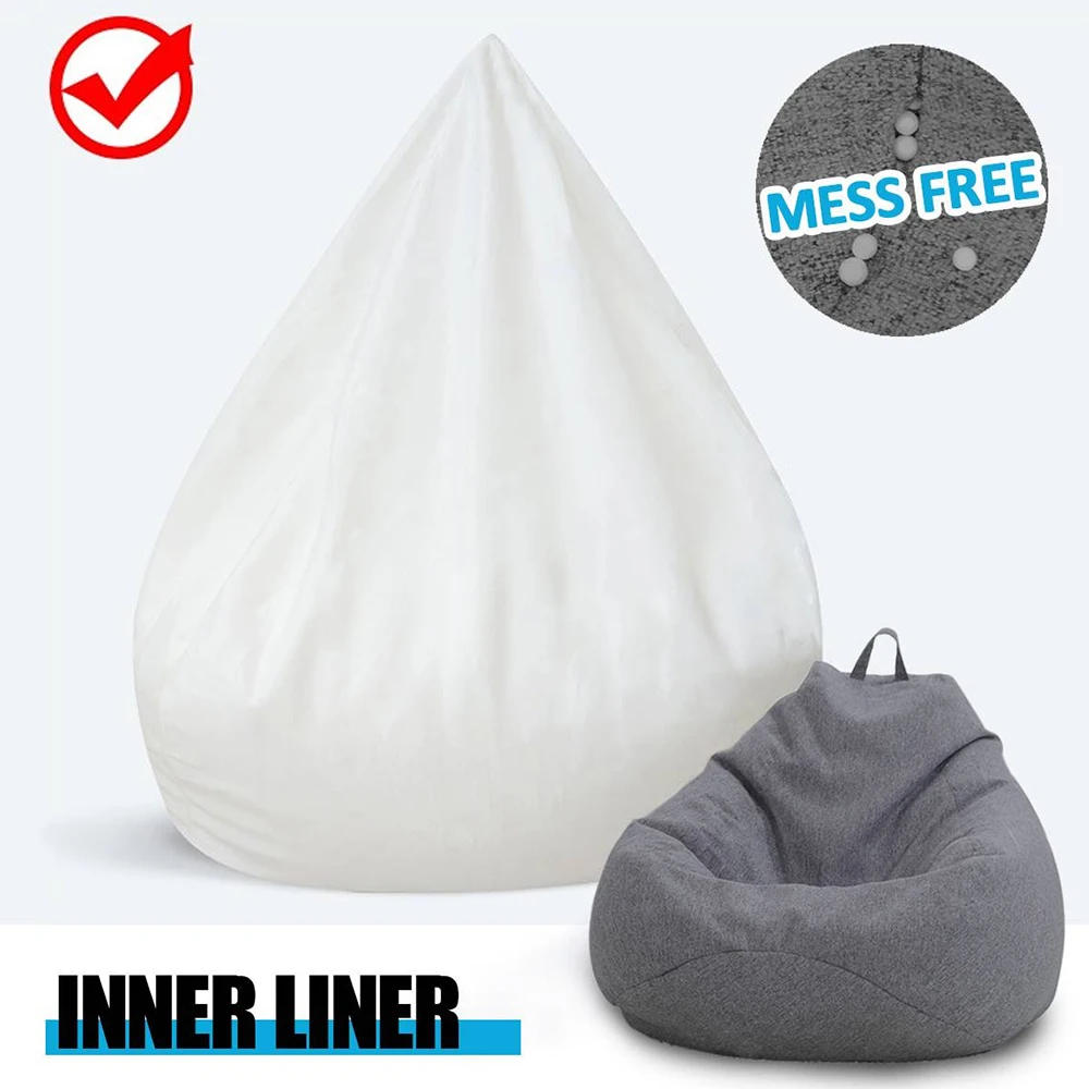 Description Picture 4 of itemReplacement Large Removable Washable Inner Liner Cover For Bean Bag Chair Cover Lazy Sofa Inner Liner For Bean Bag